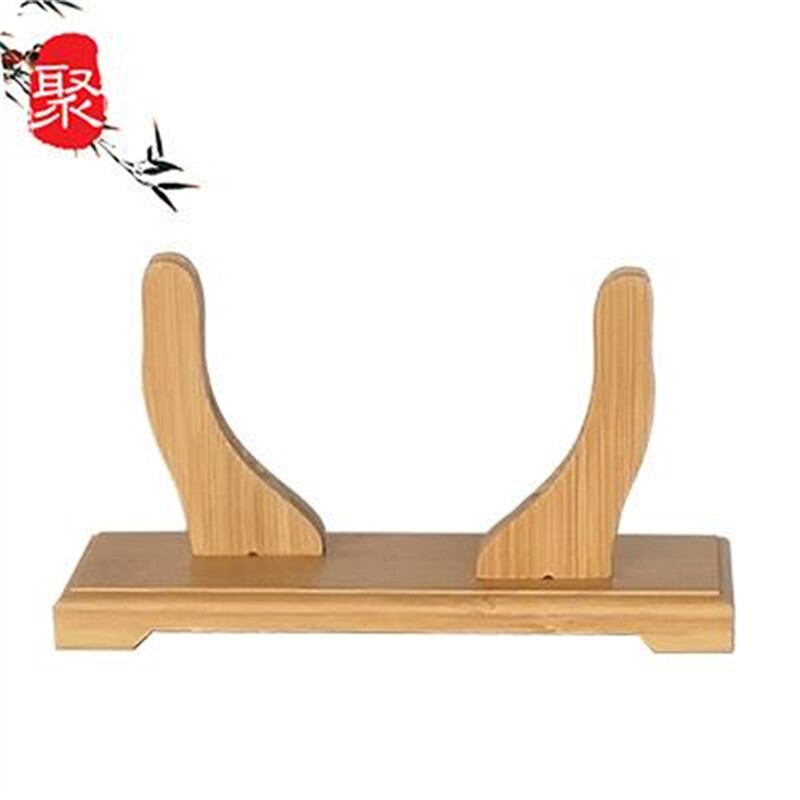 速发折灯中式扇架扇托燃扇团扇可放落地展示架扇子底座实木摆拆卸