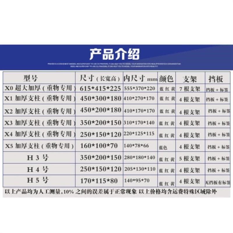 速发多层电货放螺丝的盒子物品大号物料盒子架维修收纳箱容方螺母