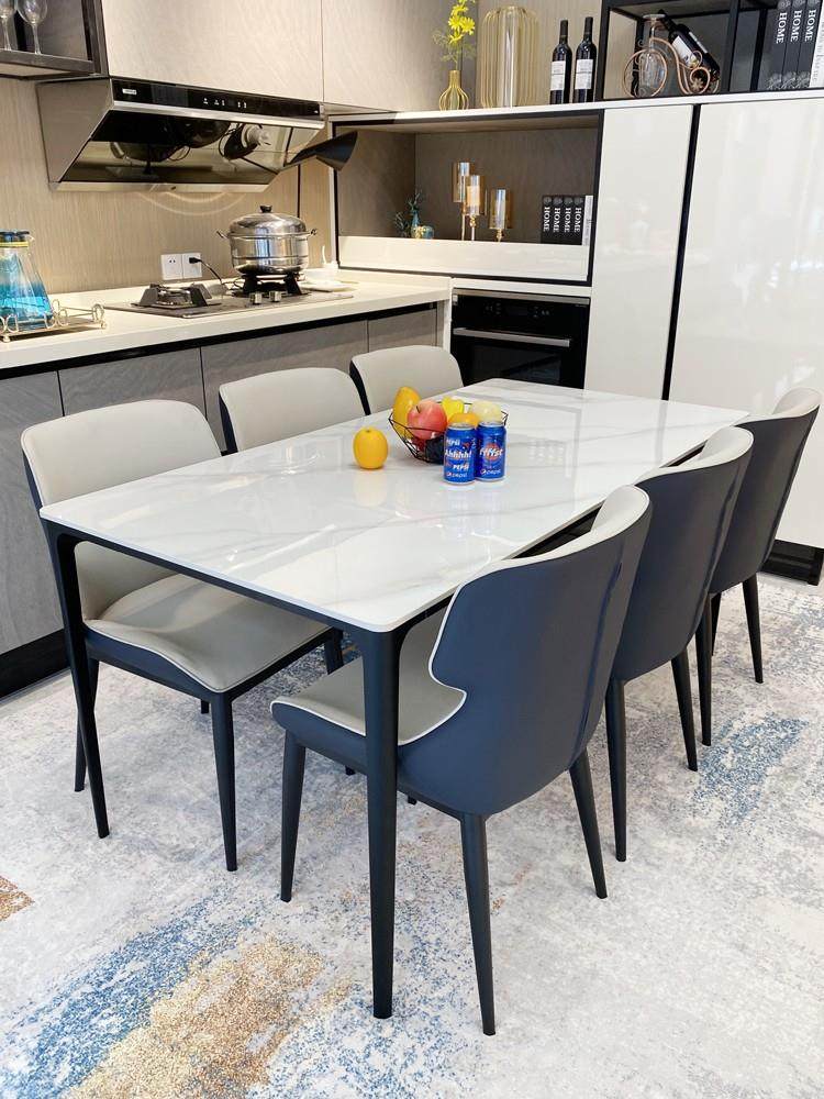 速发岩板餐桌椅组合简小家用约户型长方形意式极简饭桌,住宅家具,岩板餐桌,淘宝优惠券,粉丝福利购,淘宝优惠卷