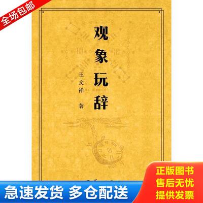 正版库存书观象玩辞 9787562280125 王文祥 华中师范大学出版社