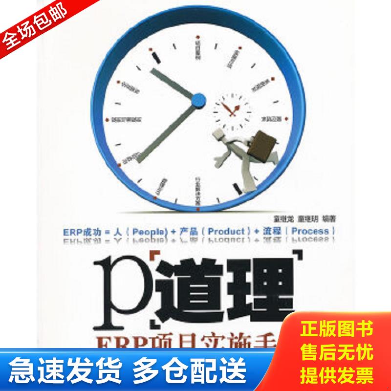 正版包邮9787302266372 P道理：ERP项目实施手记 童继龙,童继明　编著 清华大学出版社