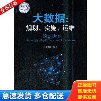 正版库存书大数据：规划、实施、运维,签名本 9787121339523 谢朝阳 电子工业出版社