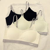 无痕初中生少女内衣发育期学生肩带可调节青春一体杯防震运动文胸