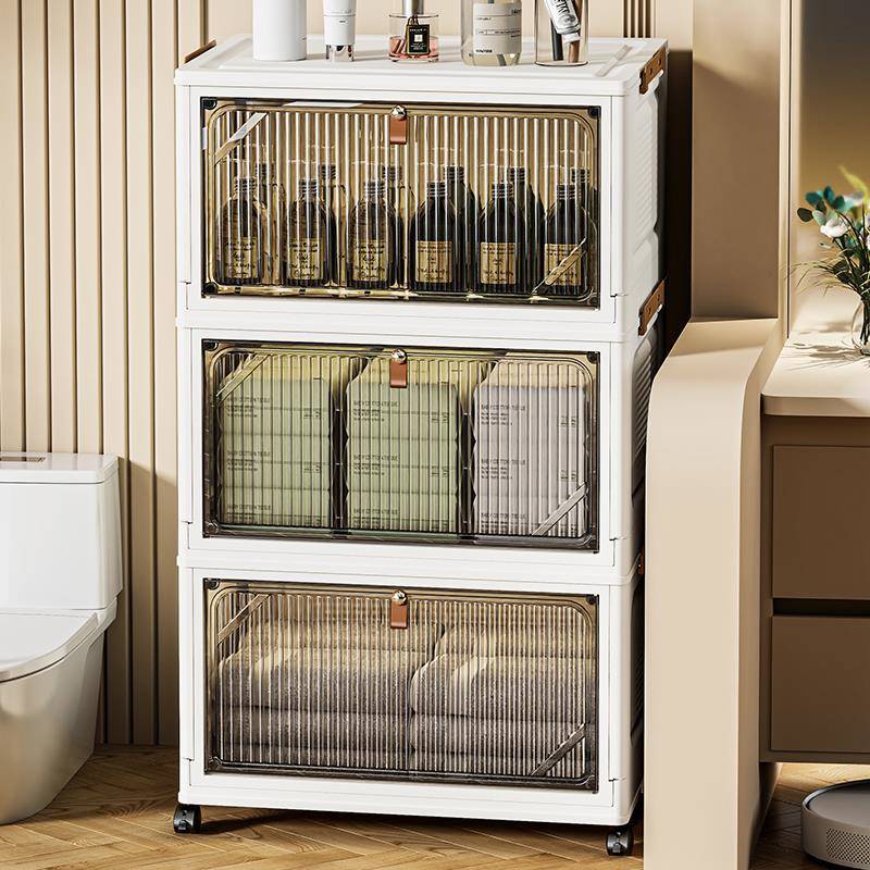 抽屉式收纳柜五斗柜塑料柜子储物柜置物客厅家用多层床头储物柜JY