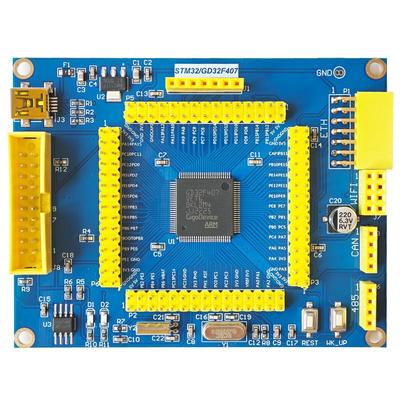 GD32F407VET6核心板F407单片机VET6替换STM32预留以太网接口开发