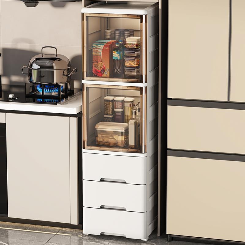 20/25/36cm夹缝收纳柜子抽屉式厨房缝隙多层卫生间窄储物柜置物架