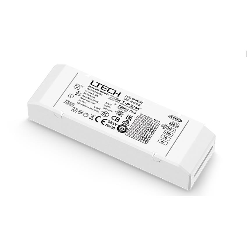 LTECH雷特DALI调光调色横流筒射灯恒压灯带驱动电源/调光开关电源