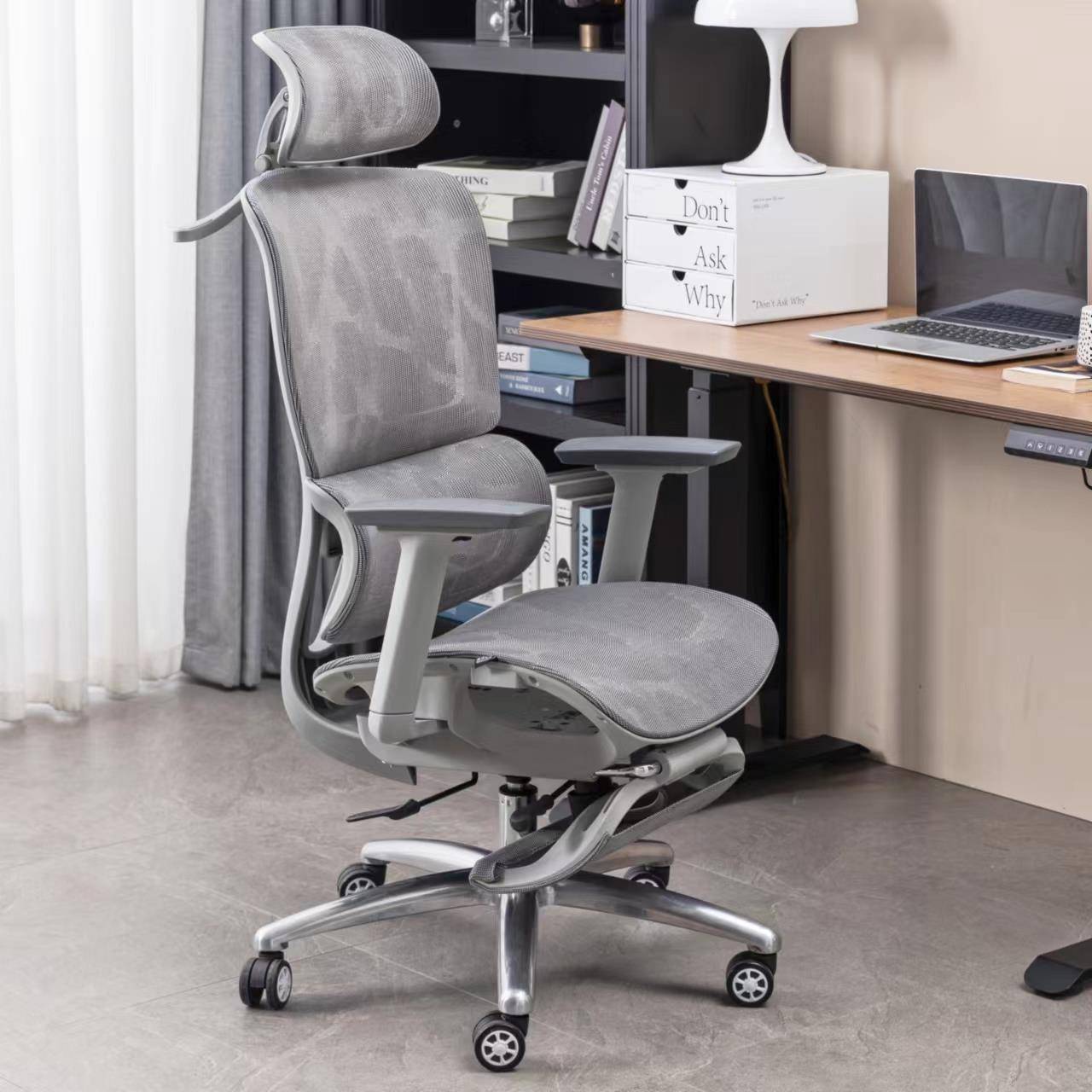 人体工学椅办公椅家用电脑椅透气工程学椅久坐不累可躺椅