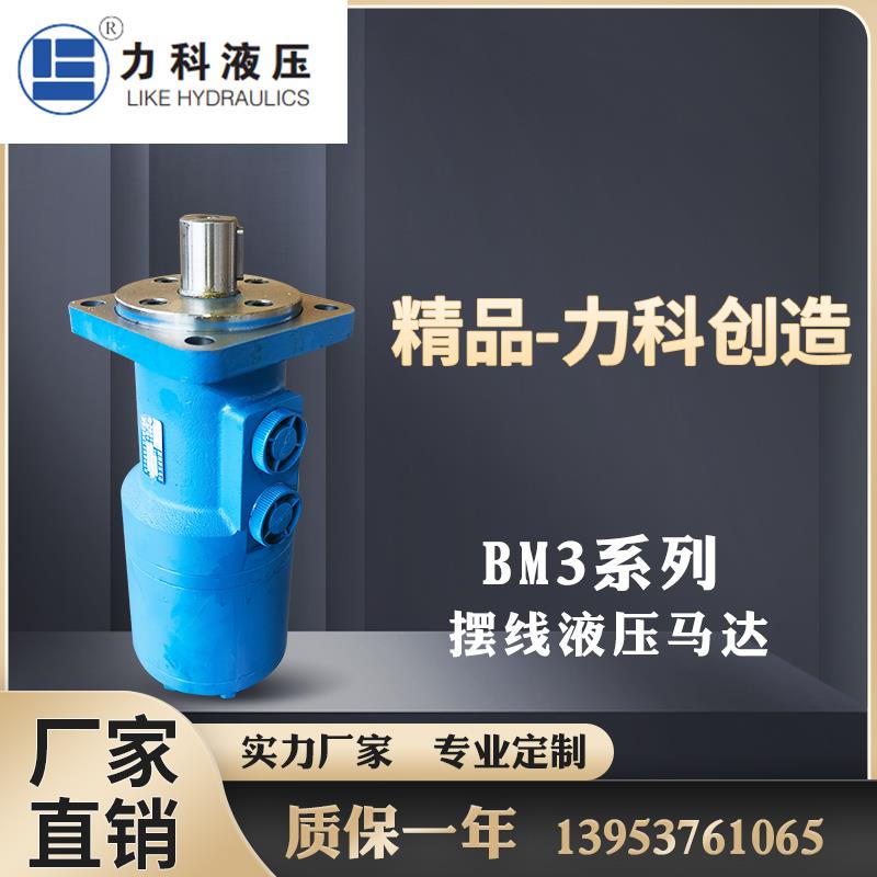 摆线液压马达BMP油马达OMP力科BMR/BM3-100/160/200/250/315/400