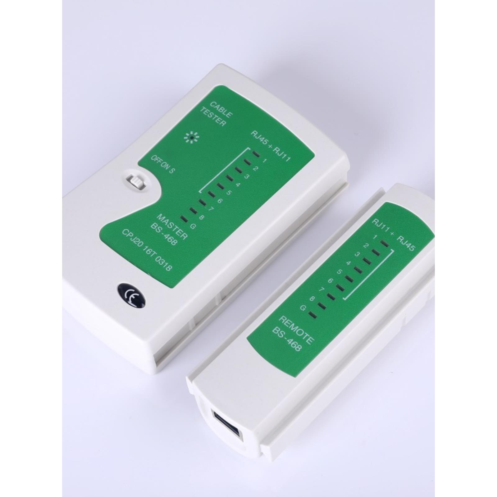 热销Led灯多功能网线路由Rj45网络工程探测器电话线测试仪