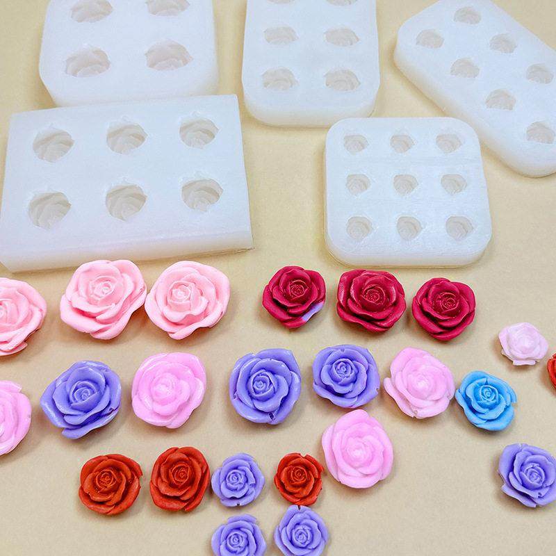 玫瑰花模具 造型硅胶模具花朵DIY手工烘焙翻糖蛋糕模滴胶树脂模具,厨房/烹饪用具,烘焙模具,淘宝优惠券,粉丝福利购,淘宝优惠卷