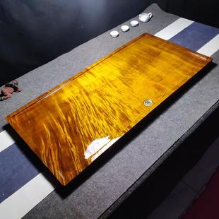 整块金丝楠木茶盘手工黄金樟根雕中式实木功夫茶海天然花梨木茶盘