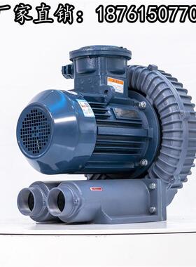 W55K粉尘防爆风机/全FB8Z.-1D-2隔爆变频漩涡气泵5500W防爆高压风