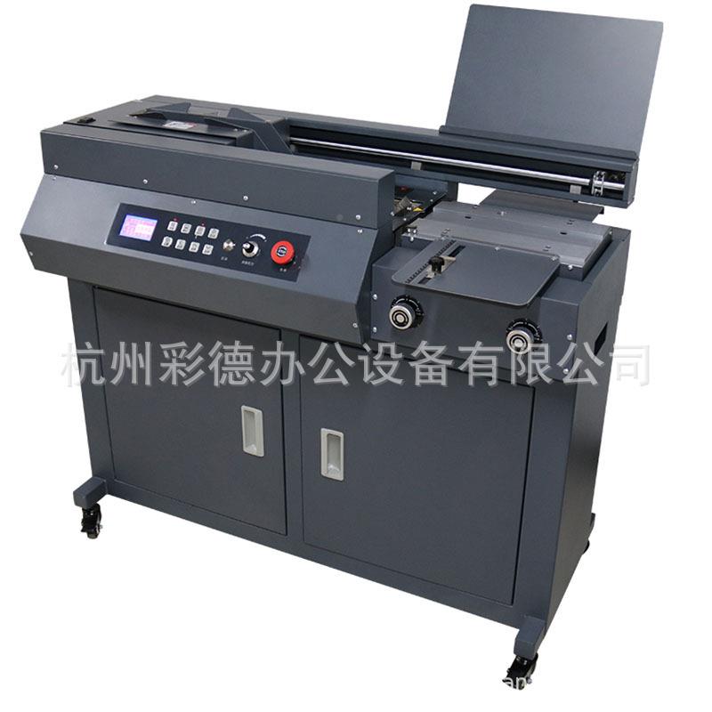 50DA4全自熔动线50DA4胶装机标书装订无机热带视频指导胶胶装机装