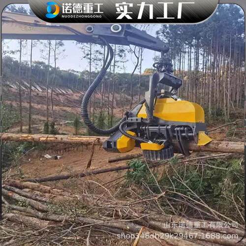 树砍木机器林场伐木机头 挖掘机183全自动伐木机机  树砍树伐木设