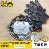 双板老鼠夹子新款 圆形捉扑捕鼠器 高灵敏弹簧强力捕鼠夹铁家用老式