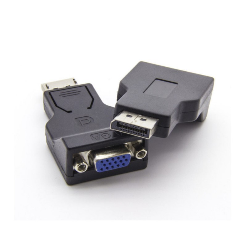 dp转vga转换器 displayport转vga接口显示器转接头显卡大DP转换线