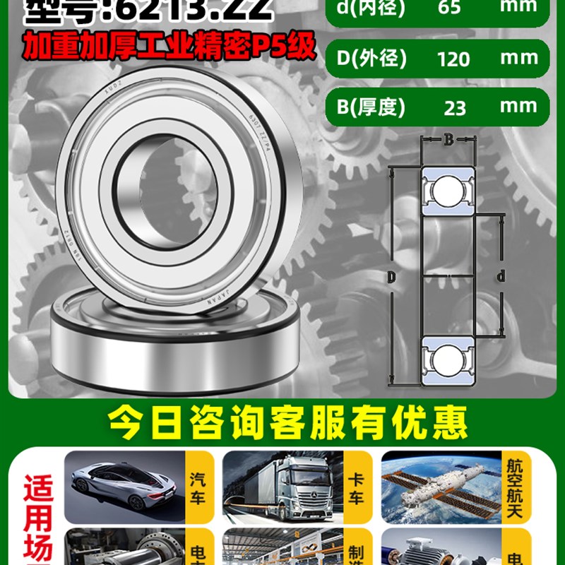 完整的收集轴承模型从进口6212电机6213 6214 6215 6216 6217Rs高