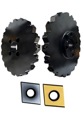 可转位三面刃35J9D 35J9K开槽铣刀盘立装数控刀片CNE44YCNE454