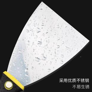 油灰刀铲刀清洁腻子刀批刀抹泥刀不锈钢墙填缝刮刀油漆工批灰铲子