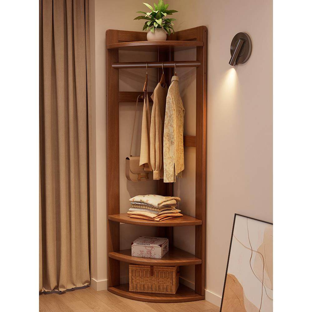 实木转角衣帽架落地入户卧室挂衣架简易置物架家用拐角挂衣服架子,服饰配件/皮带/帽子/围巾,其他配件,淘宝优惠券,粉丝福利购,淘宝优惠卷