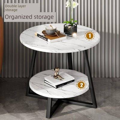 沙发边几小茶几茶桌客厅圆桌床头置物架角几简易出租屋小桌子