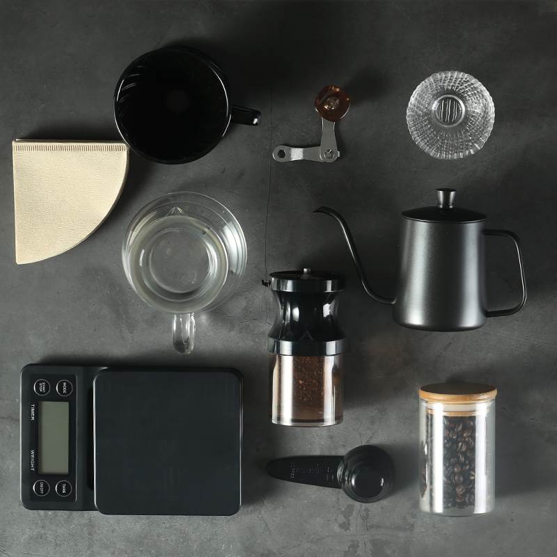 旅行手冲咖啡套装户外便携式露营V60器具家用入门手磨咖啡机全套