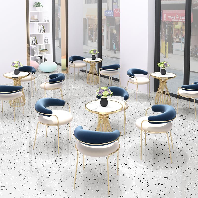 速发轻奢酒吧清吧店啡厅餐饮沙发卡座休闲商椅洽谈奶茶咖小圆桌务