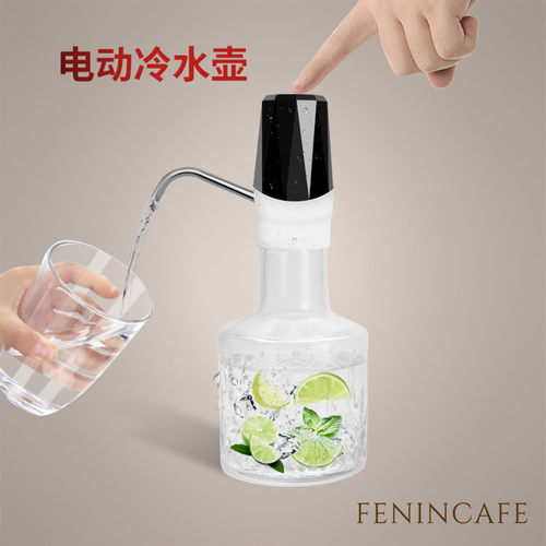 速发手压式水。Luy幸福气压冷压壶饮动玻璃柠檬电水器水壶水壶抽