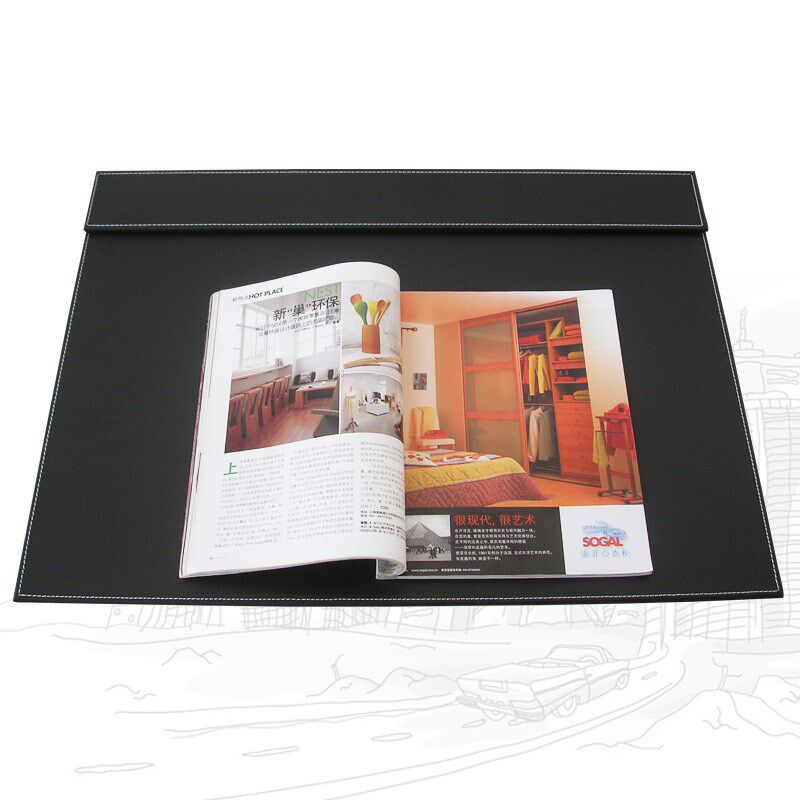 速发商务办公A2写字板垫桌面大班台简PU桌垫约垫创意大型会议文件