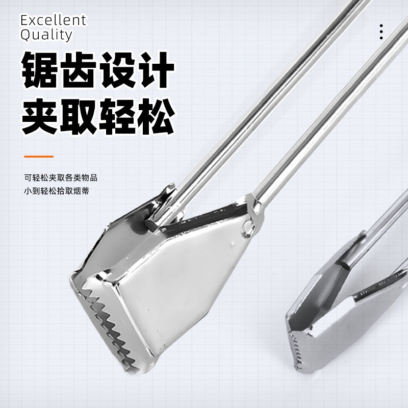 速发野外拾物器便长捡器圾夹子卫生钳火钳环卫长柄取物神垃拾加器