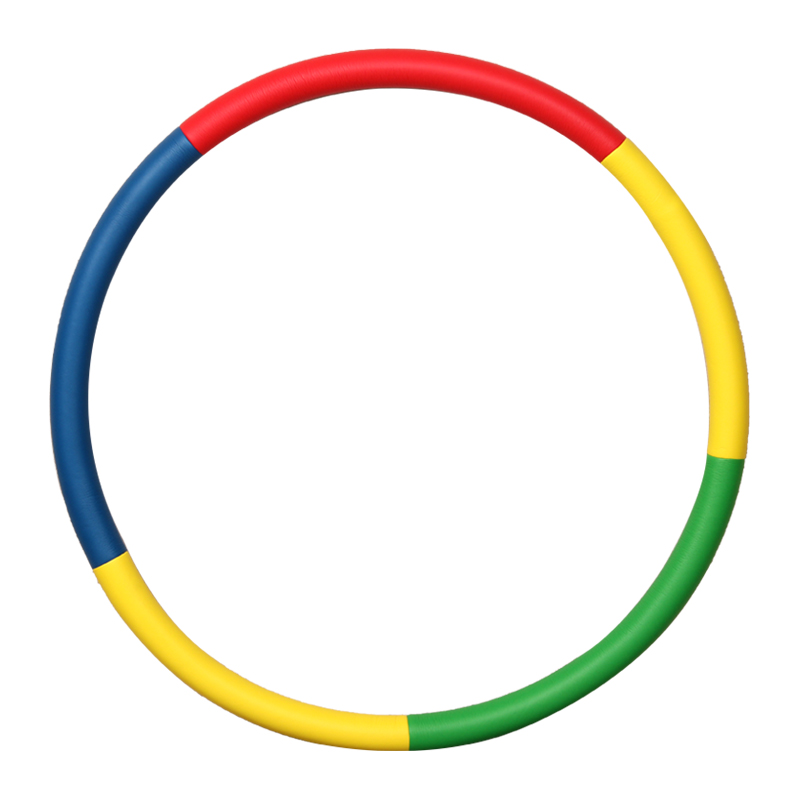 速发儿童呼啦圈幼儿园道具小学生塑料岁童海绵小孩拉操呼体圈