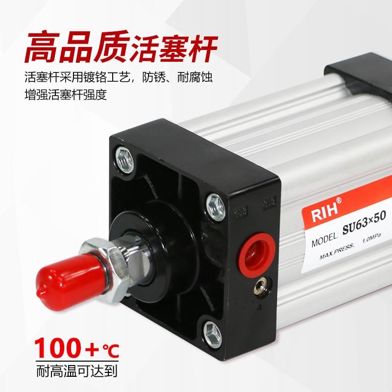 速发rih0亨su标准气缸亚德客气缸方形型50*50x75x4元瑞x500气动0