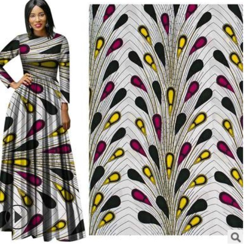 速发6码洲全棉非 蜡布 蜡布风服装蜡染面料 rd ayed oth