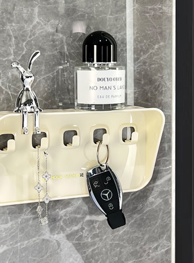 速发挂架免钉挂钩玄关收纳入户门装饰置物架免壁粘钩衣帽钩墙打孔