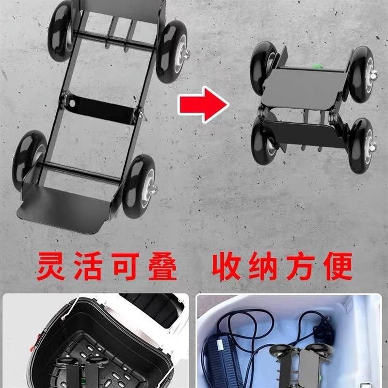 速发三轮车摩托车电动车拖推爆滑助车器胎没气胎轮轮子工具向轮