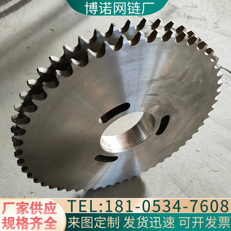 不锈钢链轮12A16A20A工业传动齿轮304耐高温单双排精密轴承链轮