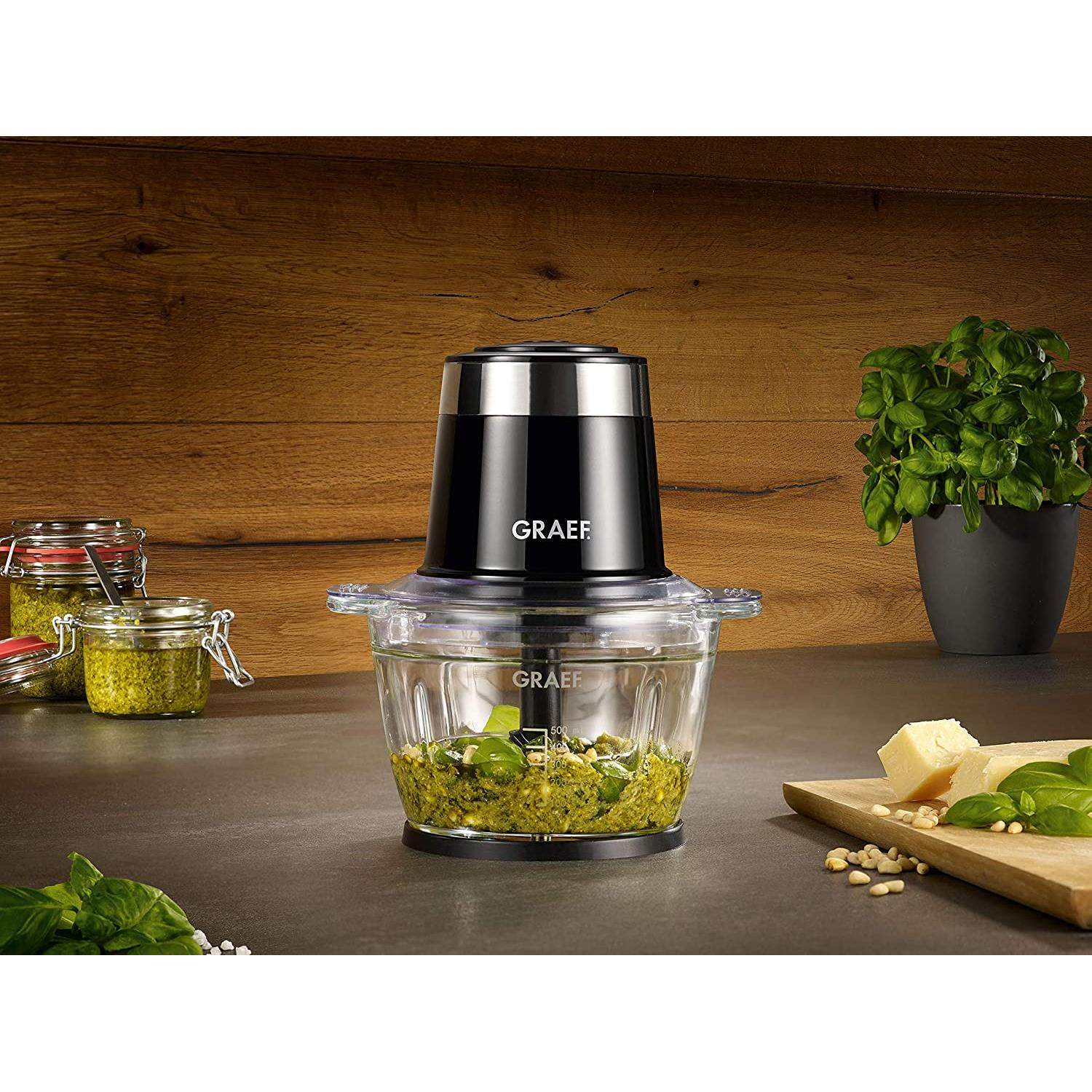德国原装进口Graef搅拌机小型家用电动绞肉机 饺子馅搅碎机不锈钢
