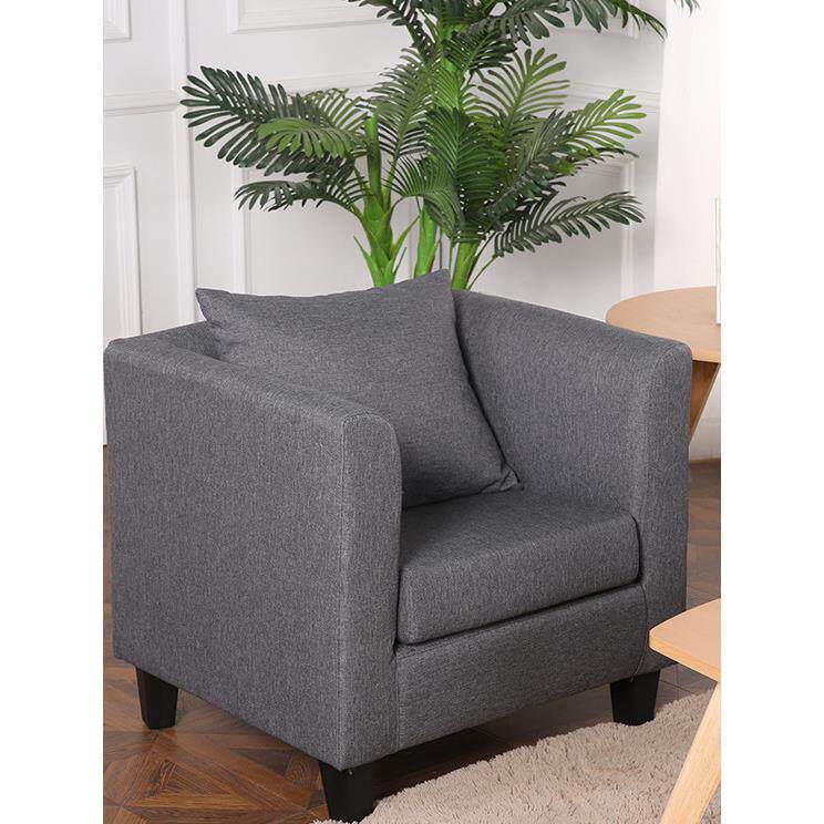 直销小户型布艺沙发单人双人沙发可拆洗网吧咖啡厅酒店沙发电脑椅