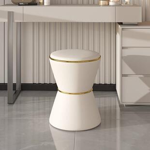 创意化妆凳轻奢家用高级感化妆椅子卧室化妆台椅子美容美甲凳圆凳