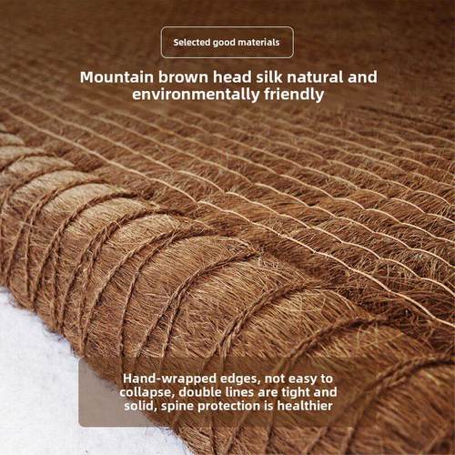 里米全山棕床垫手工无胶硬垫经济型可定制折叠棕垫儿童棕榈床垫