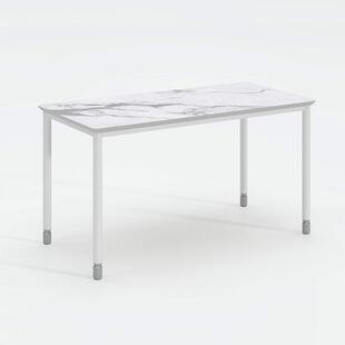 餐桌椅组合简约现代学校食堂餐厅饭店快餐店条桌奶茶店长方形桌子