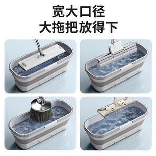 二次吸水免手洗海绵拖布 尔蓝33cm胶棉拖把家用对折式 1拖把折叠水