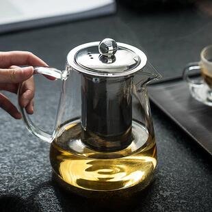 耐高温玻璃茶壶家用过滤大号泡茶壶冲茶器花茶杯功夫红茶具套装