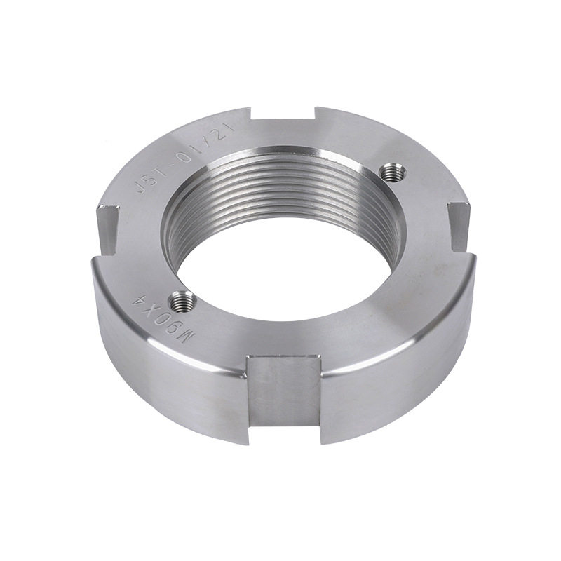 轨道 铁路对及转向架零件货车零部件不锈钢锁紧螺母m90x4配件批发