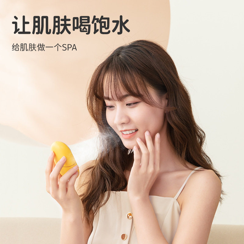 速发新款创意萌宠补水仪 手持便携加湿蒸脸器 迷你面部补水保湿喷