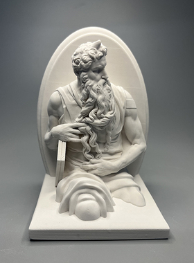 速发摩西人物雕膏艺品品石塑像扩香石桌面摆件高级小众礼术美术教