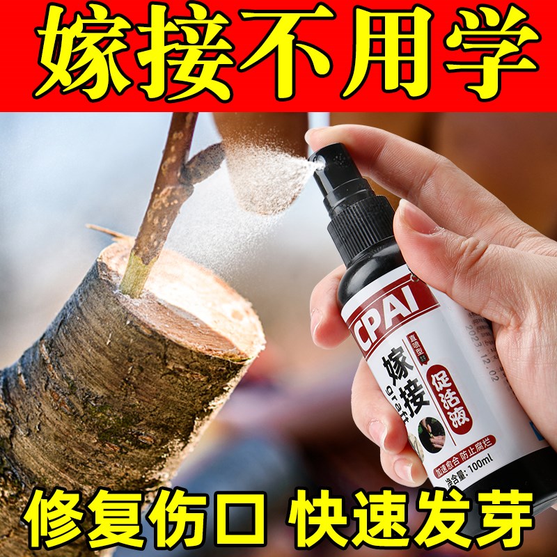 速发嫁接促活液物植伤口愈合剂嫁接神器喷树果剂木盆景切口专用愈