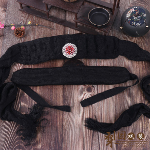 速发戏曲花发包头用品 旦角化妆插泡子用泡条布垫水沙青衣前额旦