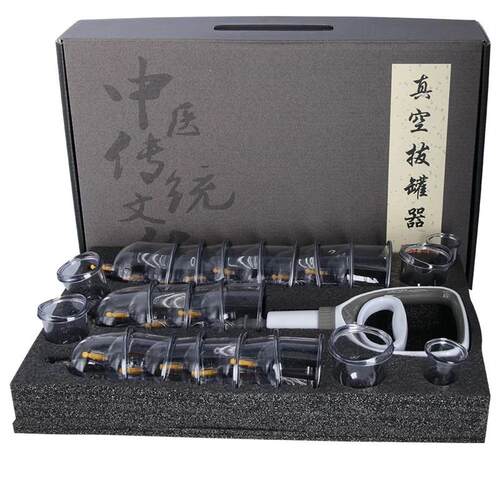 现货Thi Jars cupp ntherapy set Chinese dicine Vacuum Cuppi